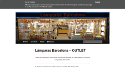 Desktop Screenshot of lamparasbarcelona.com