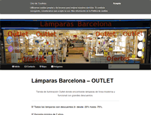 Tablet Screenshot of lamparasbarcelona.com